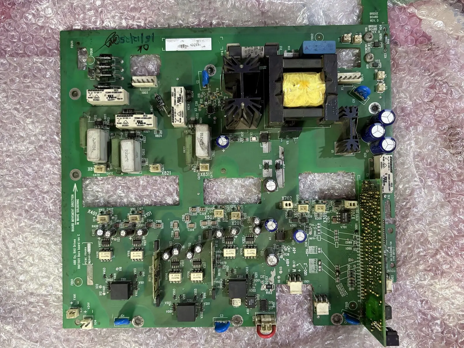 Drive power-control PCB after rework